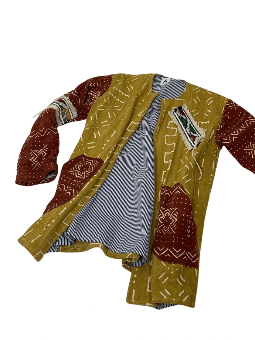 Exclusive Moroccan Handmade Jacket with African Designs – Only One Copy - Image 5