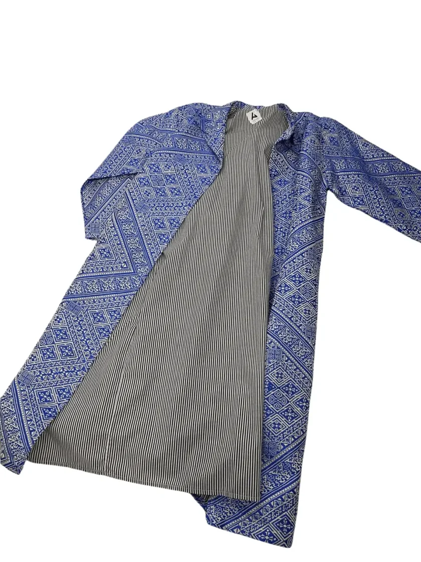 Handmade Moroccan Cotton Coat – Only One Copy - Image 4