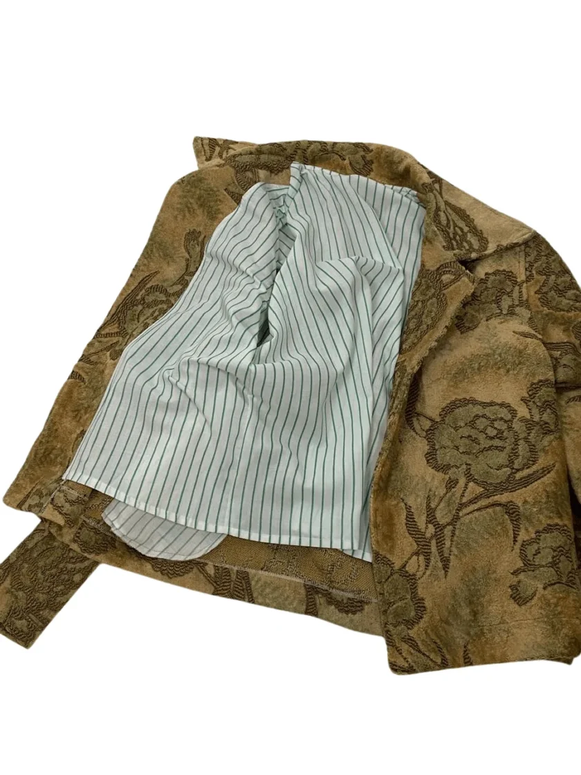 Exclusive Handmade Moroccan Cotton Jacket – Only One Copy - Image 4