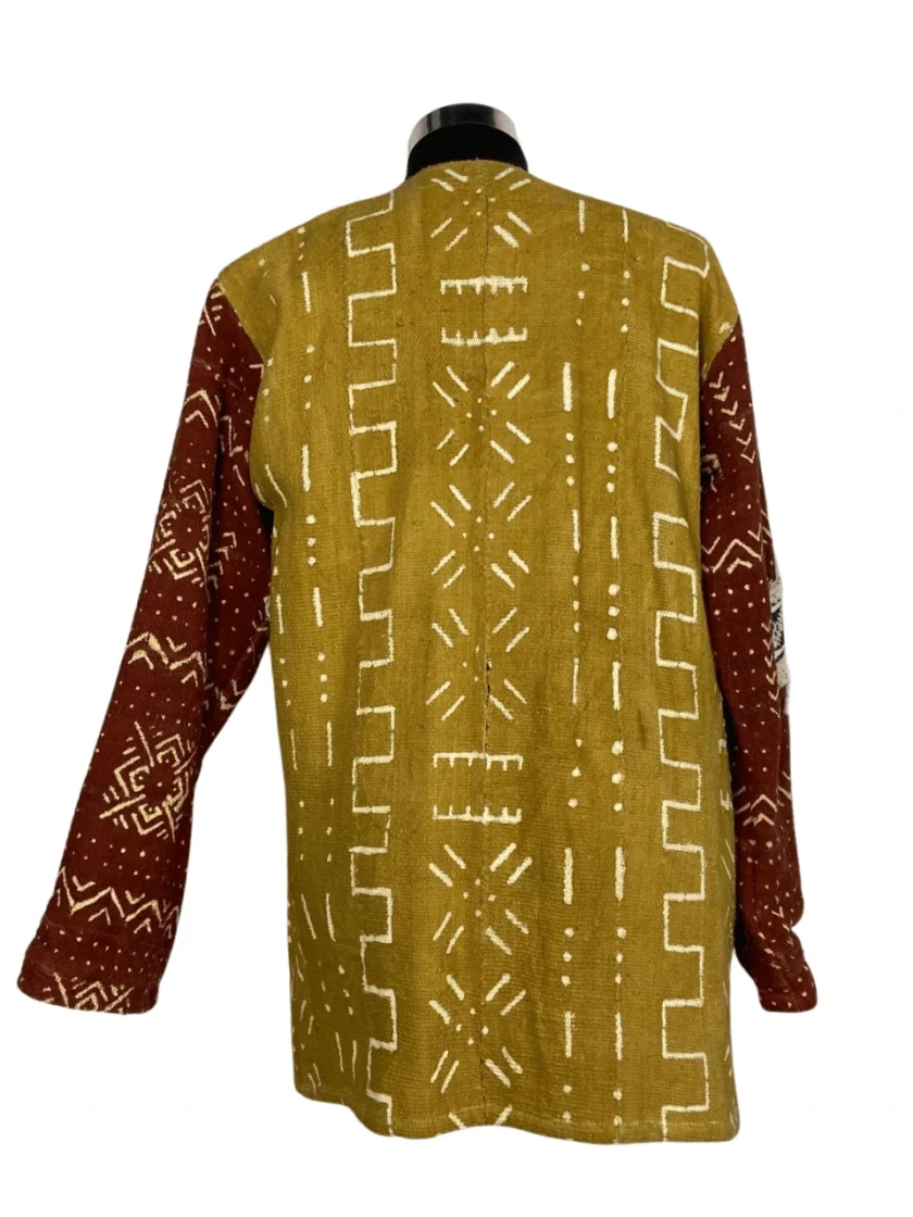 Exclusive Moroccan Handmade Jacket with African Designs – Only One Copy - Image 4