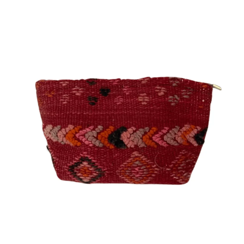 Handmade Moroccan Wool Toiletry Bag – Unique & Stylish