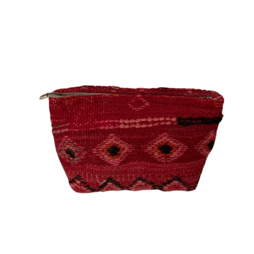 Handmade Moroccan Wool Toiletry Bag – Unique & Stylish - Image 2