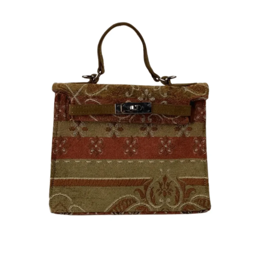 Exclusive Handmade Moroccan Cotton Shoulder Bag – Only One Copy - Image 2