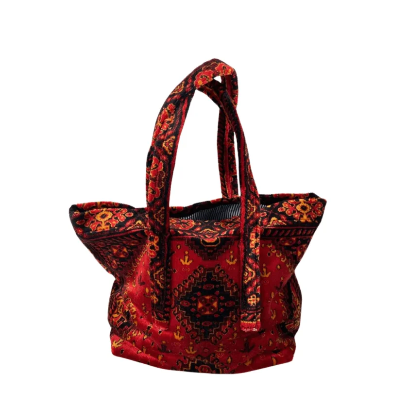 Unique Handmade Moroccan Rug Shoulder bag – One-of-a-Kind Piece - Image 2