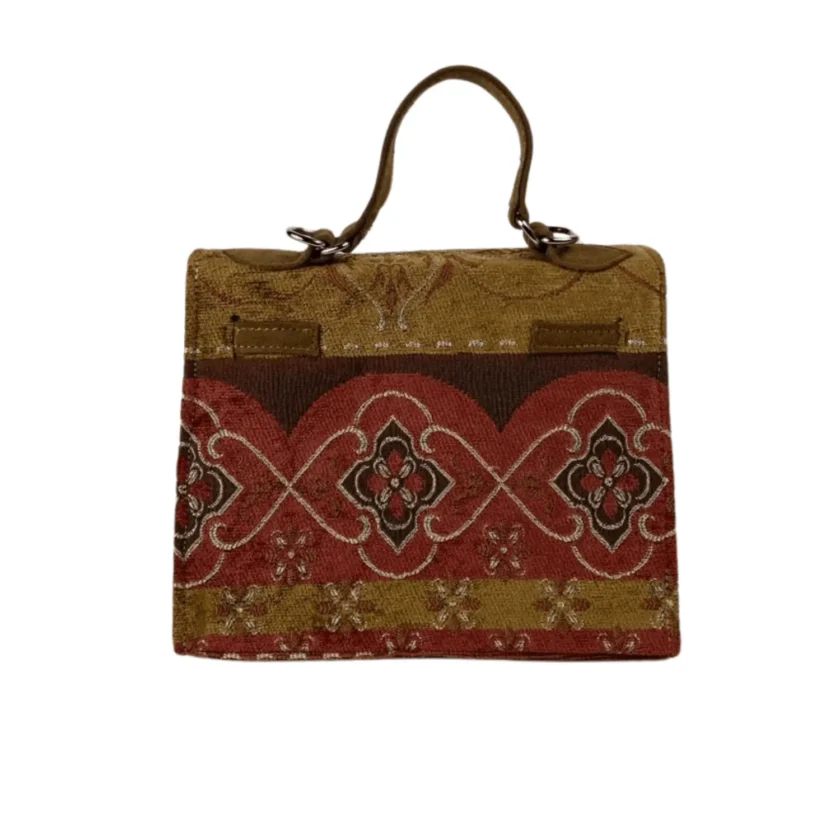 Exclusive Handmade Moroccan Cotton Shoulder Bag – Only One Copy - Image 3