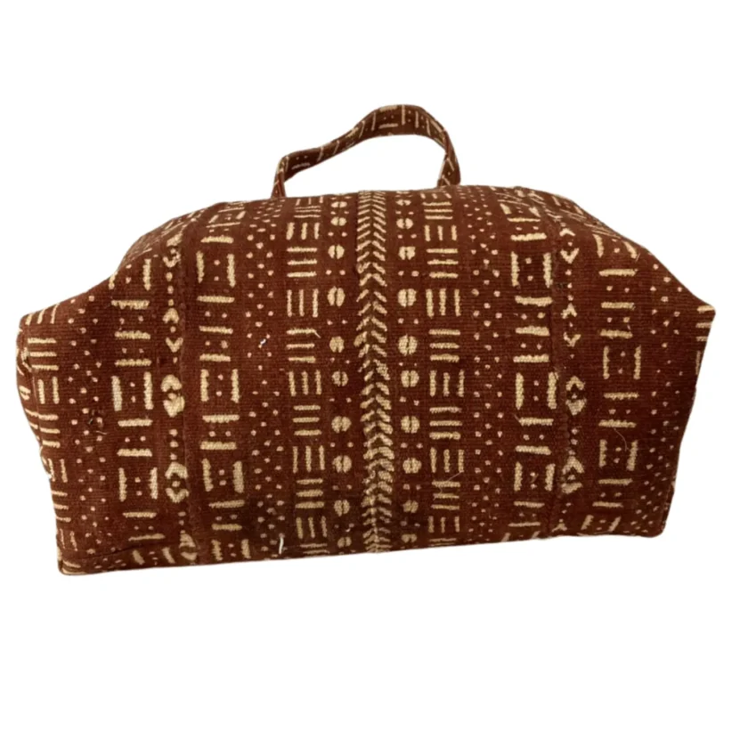 Handmade Moroccan Wool Travel Bag – African Style – Only One Copy - Image 3