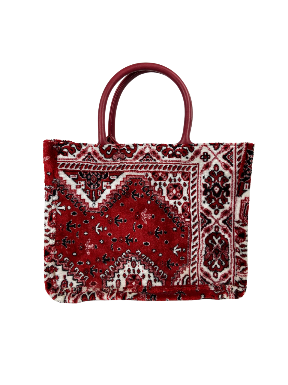 Modern Carpet Handbag – Elegant, Bold & Handcrafted