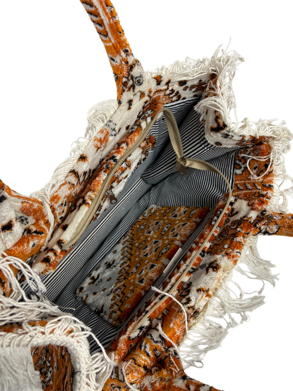 Modern Carpet Handbag – Stylish, Handmade & Unique - Image 4