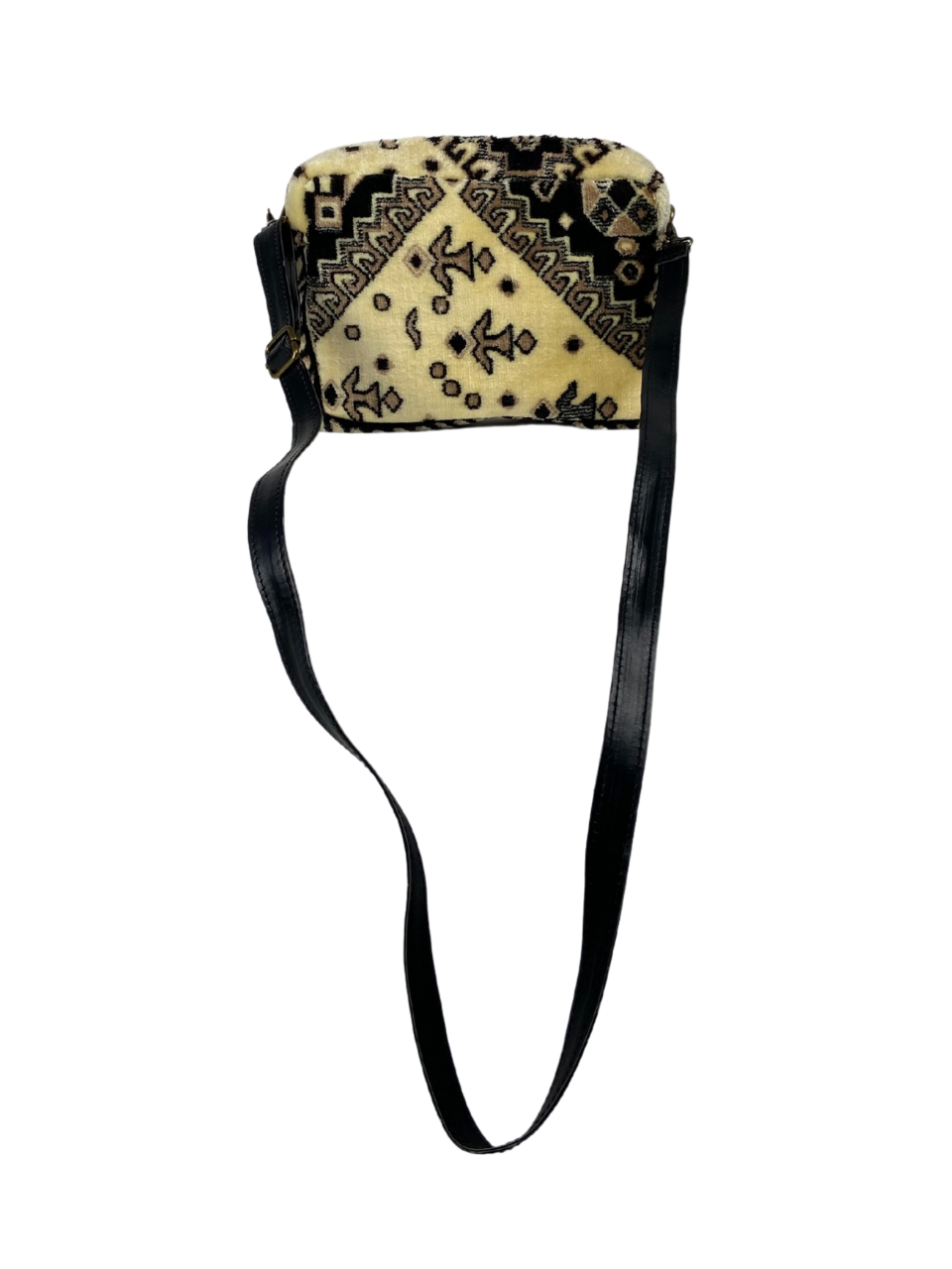 Handmade Rug Crossbody Bag – Bold, Boho & One-of-a-Kind - Image 4