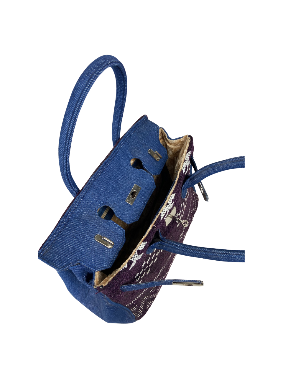 Handmade Rug Handbag – Bold, Artistic & Authentic - Image 4